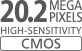 20,2 Megapixel CMOS-Sensor