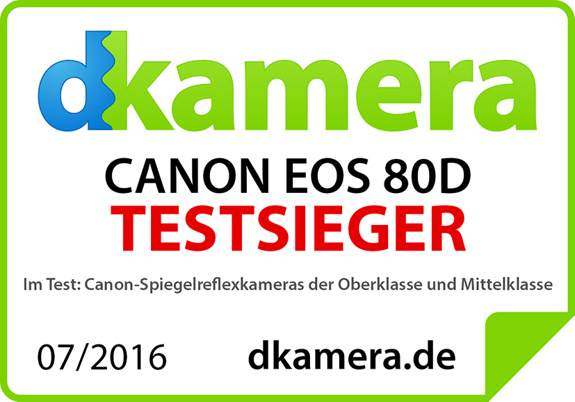 Canon EOS 80D dkamera Testsieger